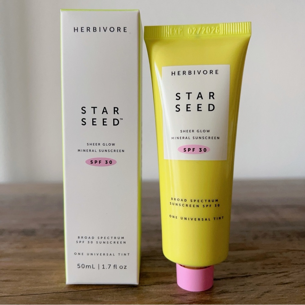 Herbivore Star Seed Silicone-Free 100% Mineral Facial Sunscreen SPF 30